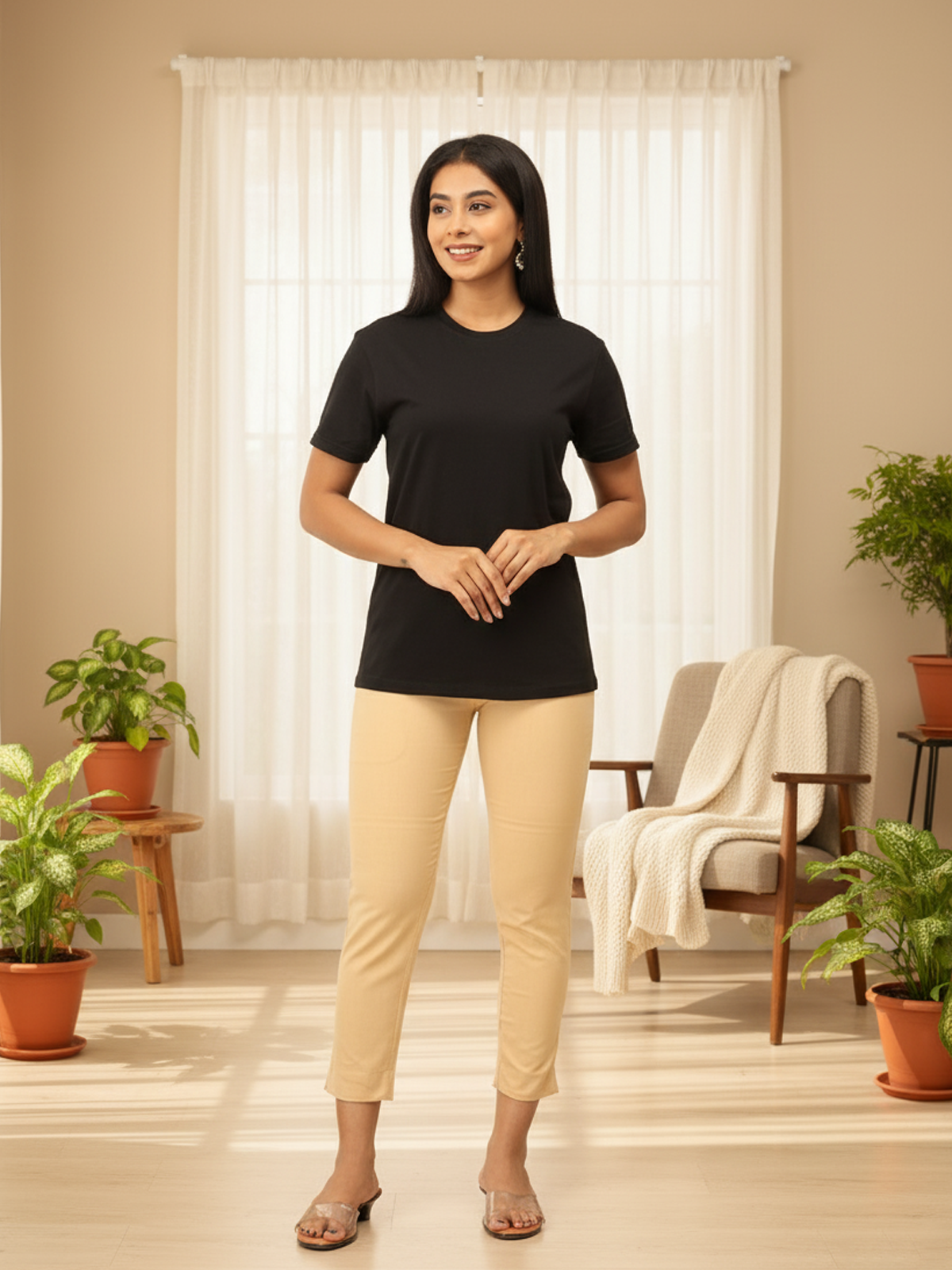 Deep Skin Kurti Pants for Women | Comfortable Ethnic Bottom Wear | Everyday & Office Style