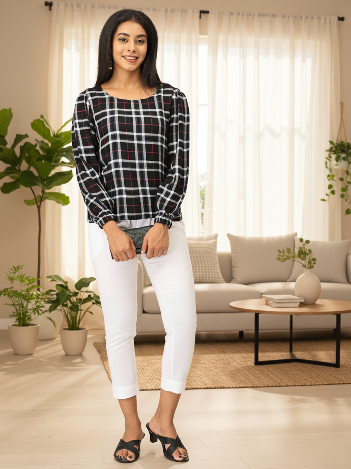 White Kurti Pants for Women | Comfortable Ethnic Bottom Wear | Everyday & Office Style
