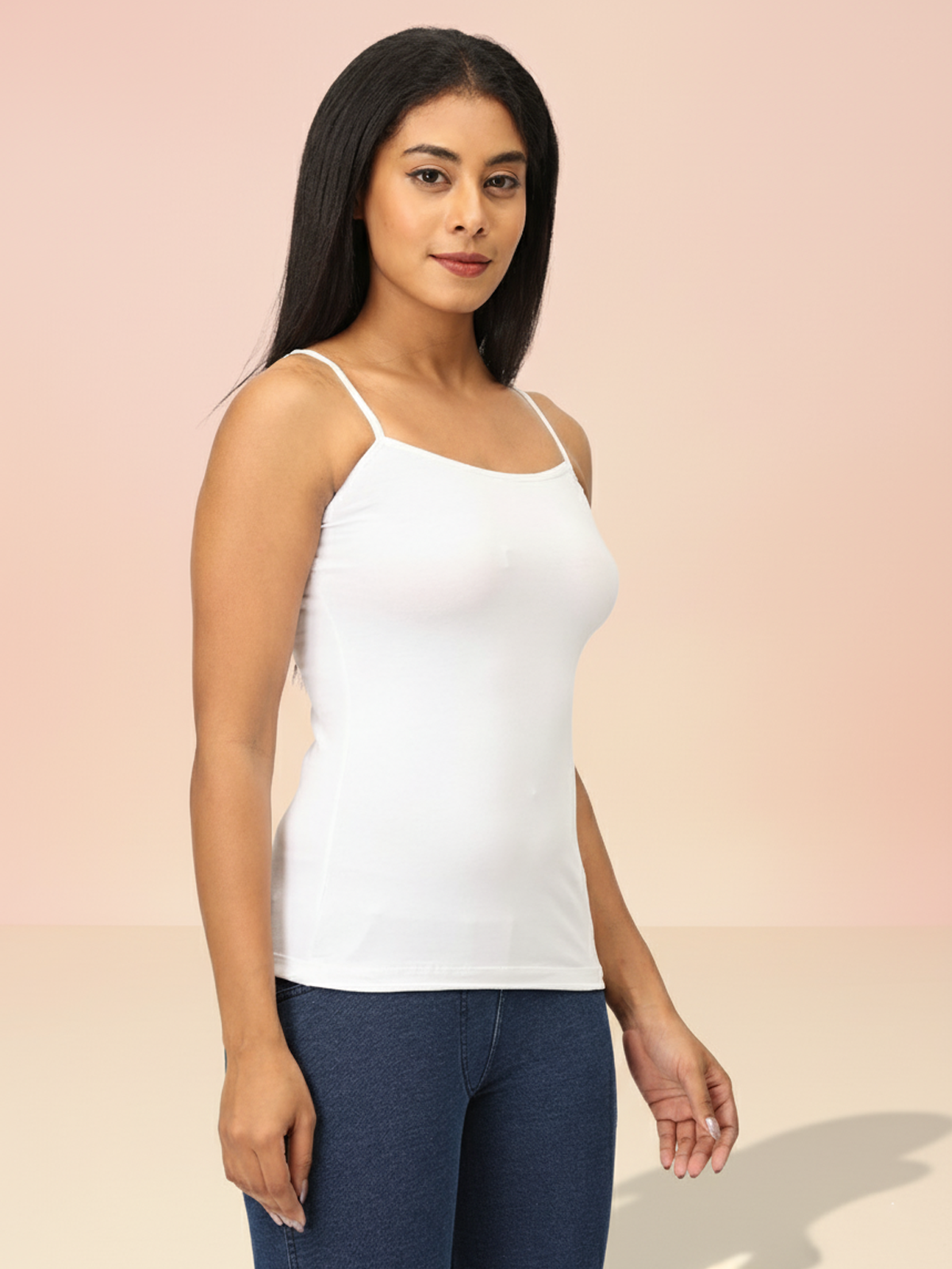 Women’s White Camisole | Comfortable Innerwear | Everyday Layer.