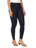 Navy Ankle Leggings for Women | Stretchable Cotton Comfort | Comfortable Everyday Wear