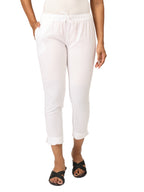 White Kurti Pants for Women | Comfortable Ethnic Bottom Wear | Everyday & Office Style