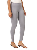 Slate Ankle Leggings for Women | Stretchable Cotton Comfort | Comfortable Everyday Wear