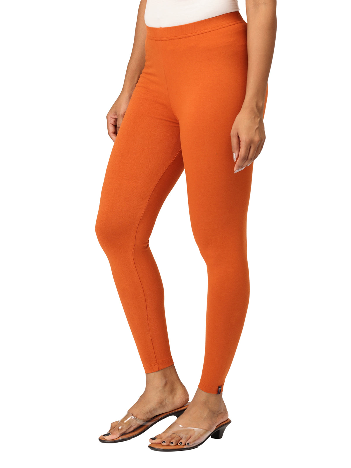 Spice Ankle Leggings for Women | Stretchable Cotton Comfort | Comfortable Everyday Wear